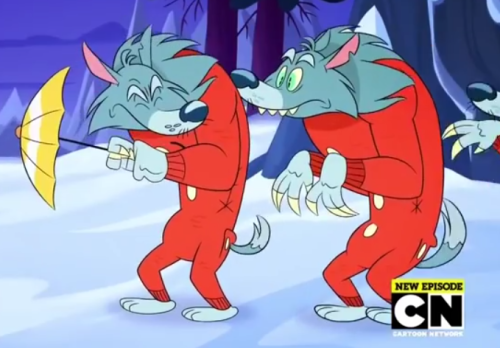 jsdchamp99:The Long Underwear Wolves are so cute in their onesies. Might Magiswords is an alright show. Those are Longjohns, not onesies…