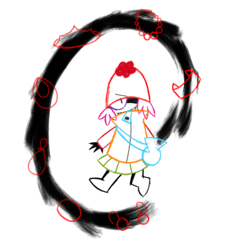 Charlie Splash Art Wip... That I Am Oh So Normal About + A Rant That I'm Going To Spare You Off In The