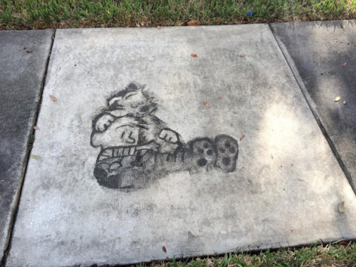 seraphica:  A growing trend in street art is ‘reverse graffiti’, creating art by removing debris and grime, rather than adding paint. Some artists will remove the grime directly for the pattern, while others will tape off some of the grime and power