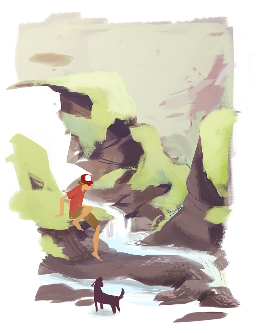 rubyspoon:  I really want to work on backgrounds and colour this year! So here’s