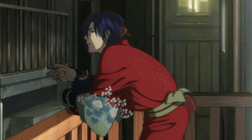 mikmik121:  The Veranda Scene “Smoking is prohibited here, you know.” 