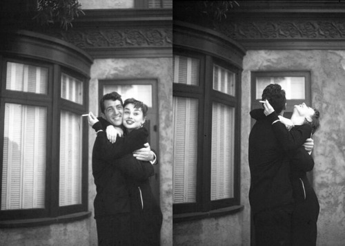mirrenstitties:Dean Martin and Audrey Hepburn