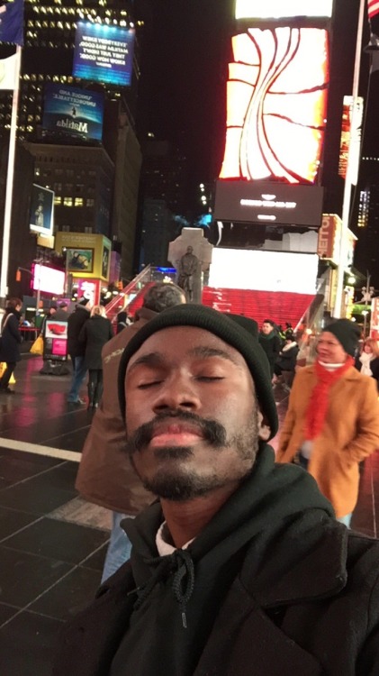 jamesyouth:James K hits Times Square