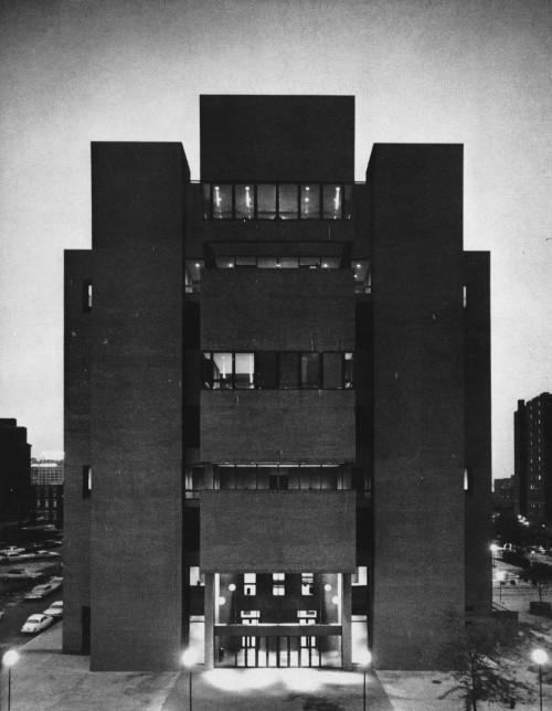 fuckyeahbrutalism: Humanities and Social Sciences Center, Long Island University, Brooklyn, New York