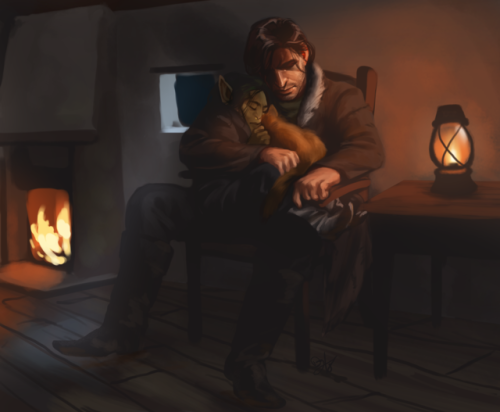 aerorwen: Caleb Widogast and Nott from Critical Role’s Second CampaignPainted in GIMP 2.8 in 5 hrs