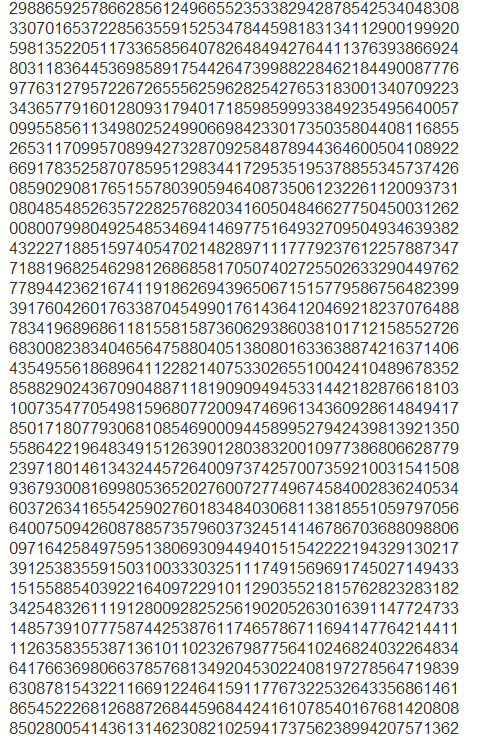 thefrogman:  Pi is infinite an irrational. At some point everything in the universe