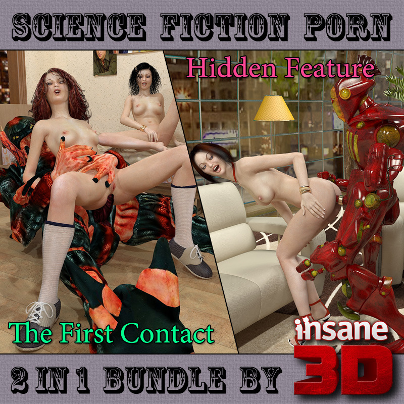 Science Fiction Porn Insane3D presents 2 in 1 SciFi sex bundle: Hidden Feature  