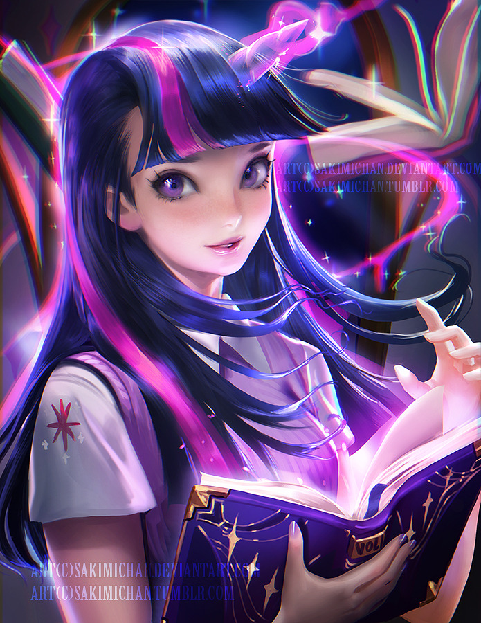 Twilight Sparkle by sakimichan 
