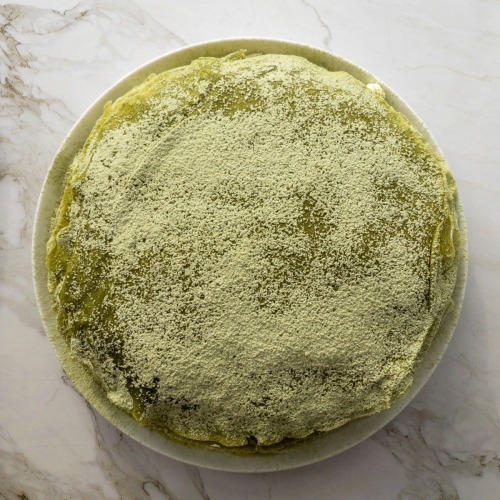 sweetoothgirl:    Matcha Crepes Cake