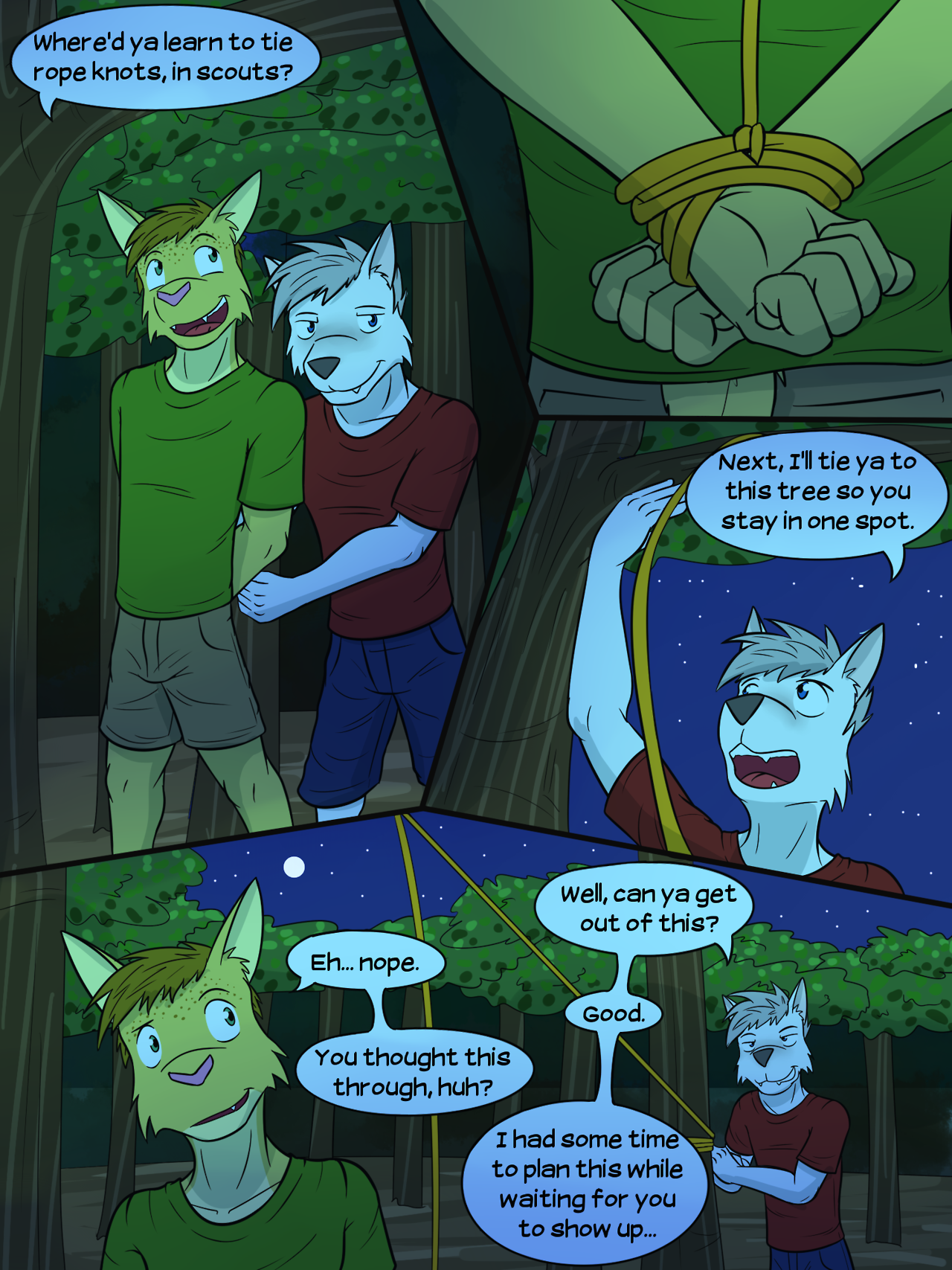 Roughin’ It - Pages 27 and 28