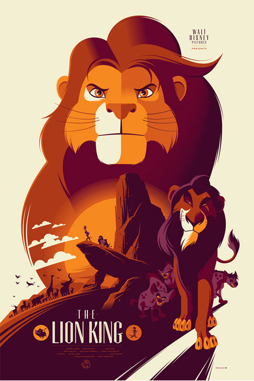 thepostermovement:  The Lion King by Tom Whalen