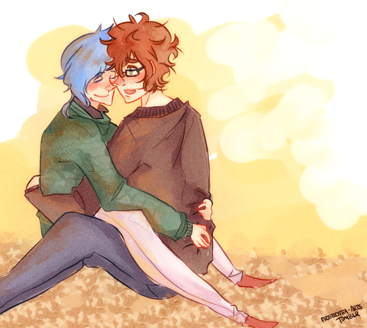 frostedtea-arts:  Time to draw my characters again ♡  re-blogged from my art blog