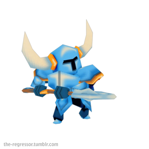 the-regressor:  64-bit Shovel Knight  Please view the Sketchfab render here   