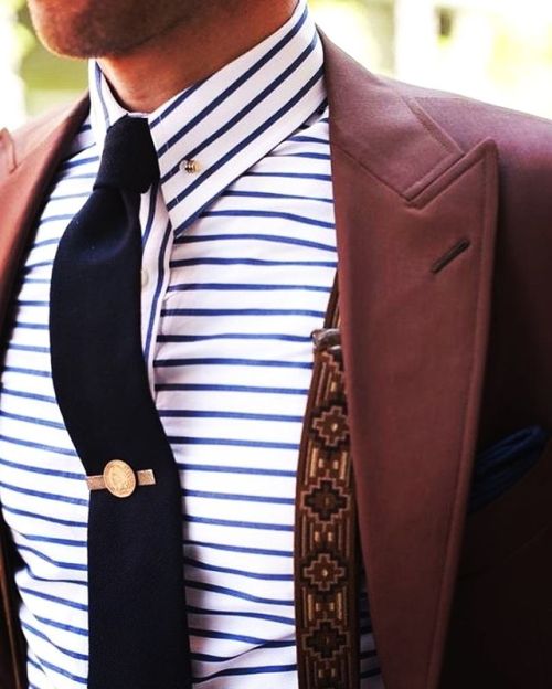 The classiest of brown #suspenders.