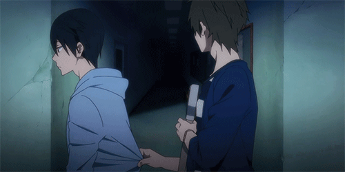chitoushi:found some super cute makoharu gifs i love them OTP for life.
