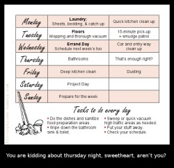  You are kidding about thursday night, sweetheart, aren’t you?  Caption Credit: Uxorious Husband  