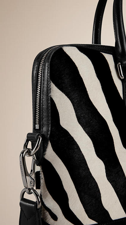 Burberry - The Barrow in Animal Print Calfskin