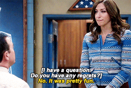 jonahsimms:the nine-nine family [9/22] → gina and charles- if you want to beat an alpha, you have to