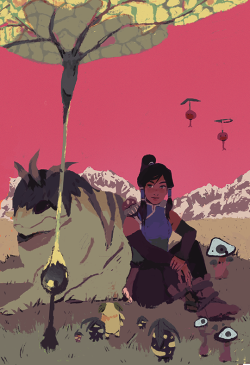 babypears:the korra drawing i did for the @korrasamifanzine &lt;3 &lt;3 &lt;3