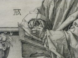 magictransistor:  Albert Dürer, Erasmus of Rotterdam 
