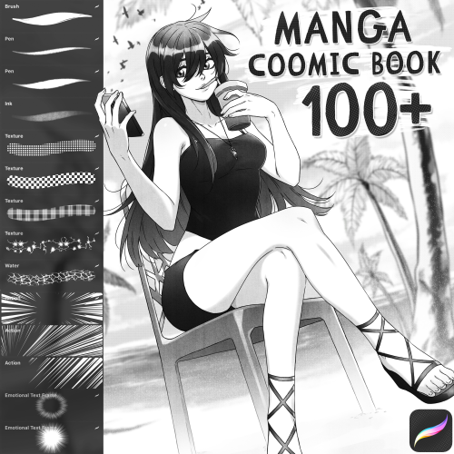 Manga Brush Set For Procreate