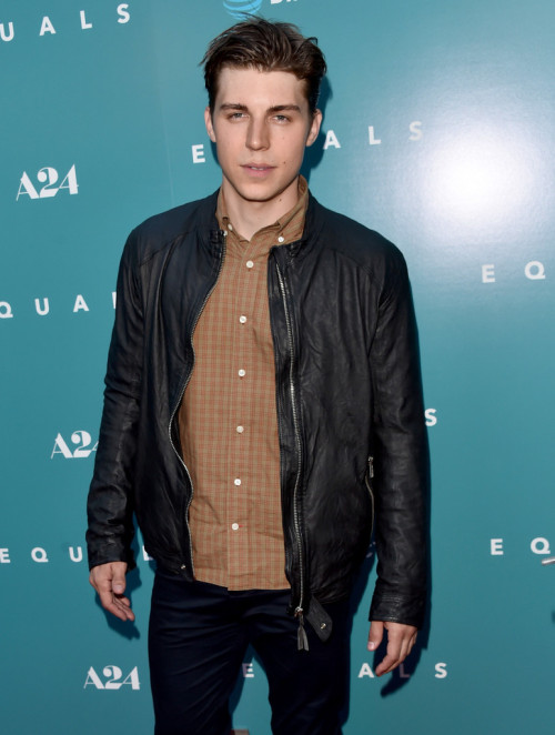 Nolan Funk attends the premiere of A24’s “Equals” at ArcLight Hollywood on July 7, 2016 in Hollywood