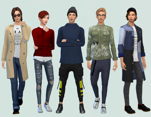 liliili-sims: Male clothes Set 3All Base Game CompatibleCargo Jacket -  20 Swatches ( Graffiti 