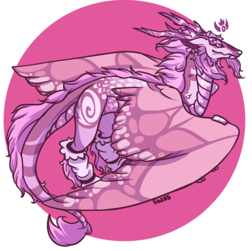 Commission for TheoDemoine of their glorious imp boy in all his pink glory