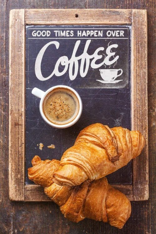 oldfarmhouse:  good things happen~over coffee &amp; croissantshttps://www.flickr.com/photos