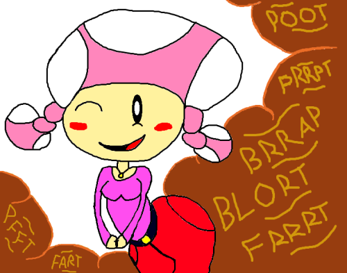 Toadette Farting Pretty Rotten Pants Pooping Poots