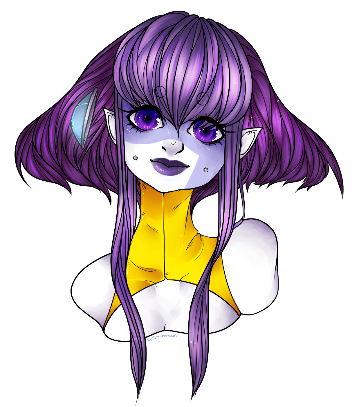 xviii-art:  Freja portrait - done &lt;3 
