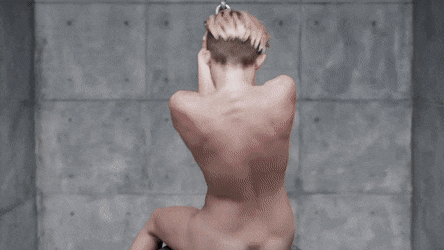 milkymileycyrus:More Miley CWrecking Ball (uncensored gfy with no watermarks) via ϡϞϏ Milky Miley Cy