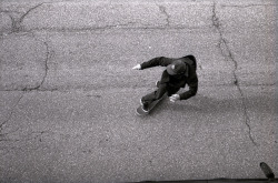 qualityskateboarding:  Leo Valls, powerslide. Photo by Ben Gore 