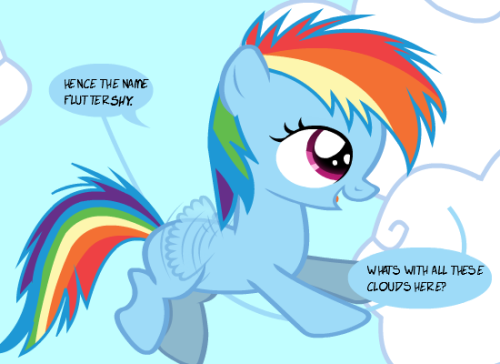 ask-that-rainbow-filly:  The convenience is real.  EeeetinyFlutters <3