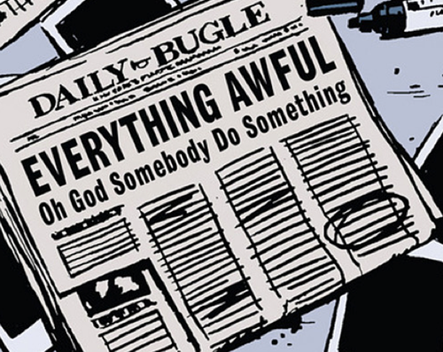 conquerorwurm:  just-shower-thoughts:  Comic book companies should have fake newspapers