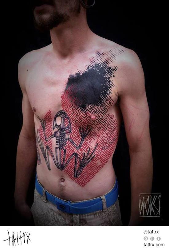 tattrx:  Noksi - Frog Skeleton