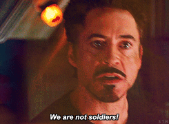 scratch-the-maven:  We are not soldiers (soldiers die). 