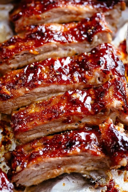 chronic-mastication-too:Oven Barbecue Ribs