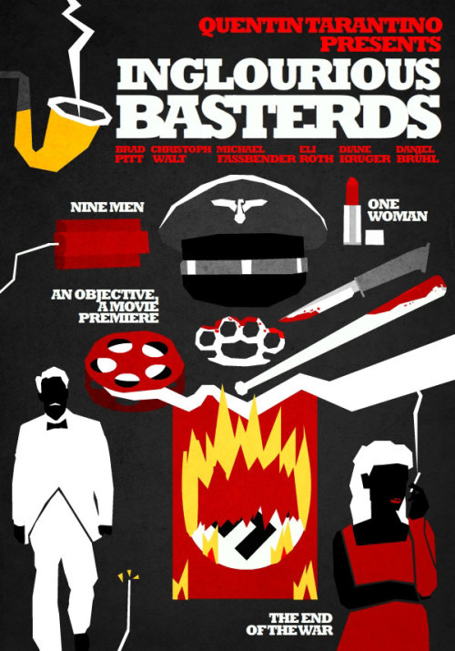 wetpaintblog:  Awesome Quentin Tarantino Posters!! I do not know who is the illustrator, if you know it, please tell me 