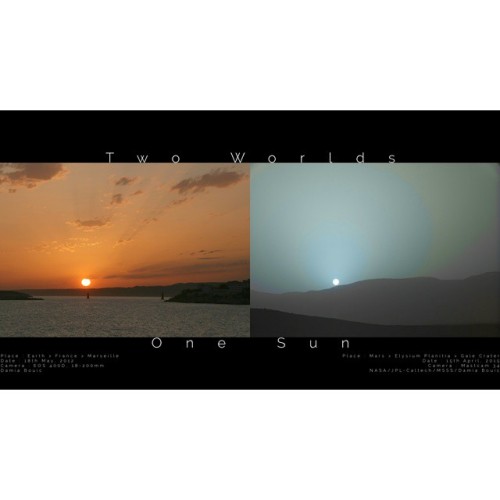 Porn Pics Two Worlds, One Sun #nasa #apod #jpl #msss