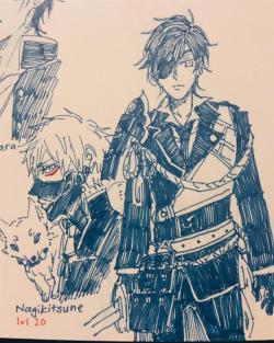 yildraws:  recently started playing touken