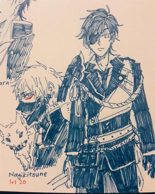 yildraws:  recently started playing touken ranbu! (help me i’m trapped in touken ranbu hell)