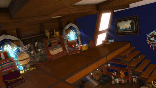 dragons-bones:(One of) The Borel Manor Attic(s)With space at a premium in Ishgard, nobles are in the