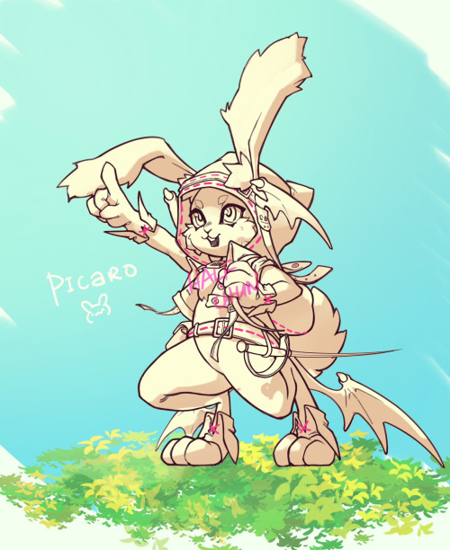 Lil Doodle Ideating My Harengon Drakewarden Ranger, Picaro!