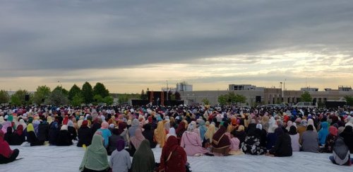 “Eid Mubarak from Scarborough. What a blessing to be among a beautiful congregation. Prayers for all