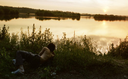 sean-clancy:  George Crouching at Sunset,