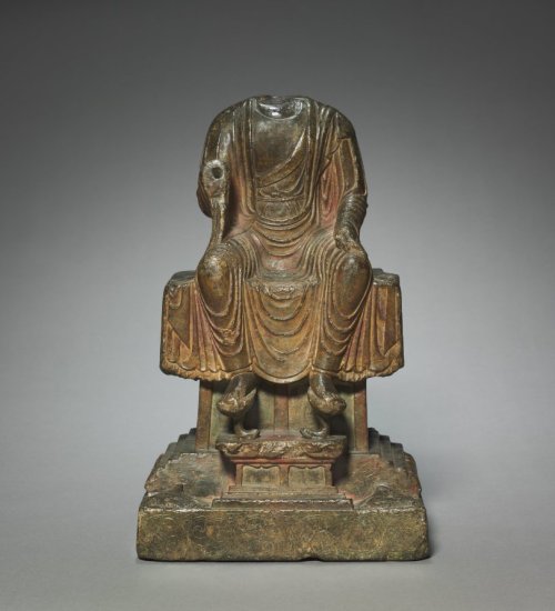 Mi-lê: Maitreya Buddha, 683, Cleveland Museum of Art: Chinese ArtSize: Overall: 33 x 20.4 cm (13 x 8