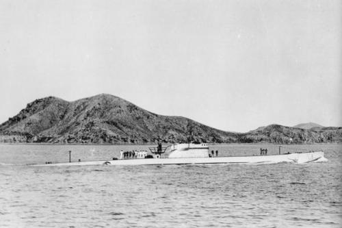 The Italian Submarine Commandante Cappellini,An Italian submarine launched in 1939, the Cappellini w
