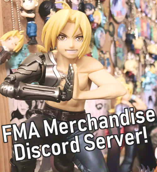 I recently set up a Discord server for anyone with an interest in FMA merchandise!We have a lot of d