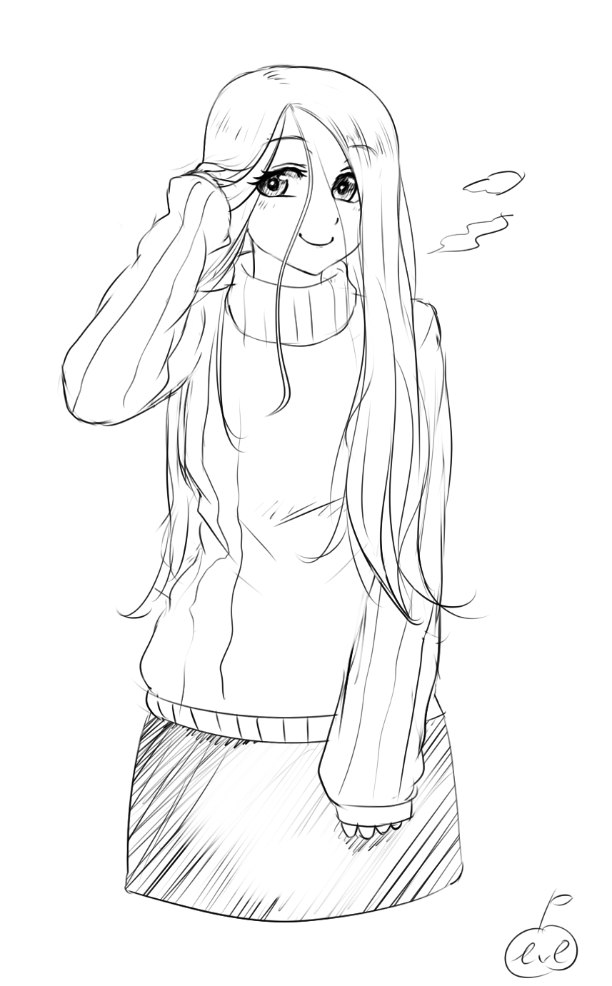 lvlthesentry:  Warmup sketch. Also, redesigning Fluttershy. 